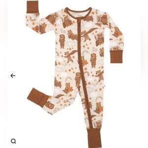 NIB Little Sleepies “Beary Sleepy” Zippy in 3T